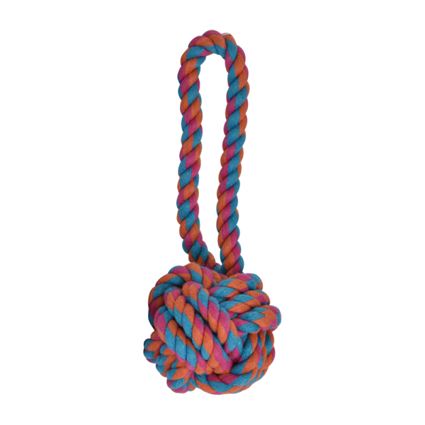 bola de hilo Juguete bola de hilo con jaladera (Fancy Pets)